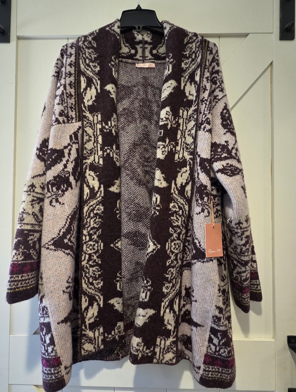 Boot Barn Room 34 New Cardigan SweaterJacquard Cardigan Room 34 Women's Floral